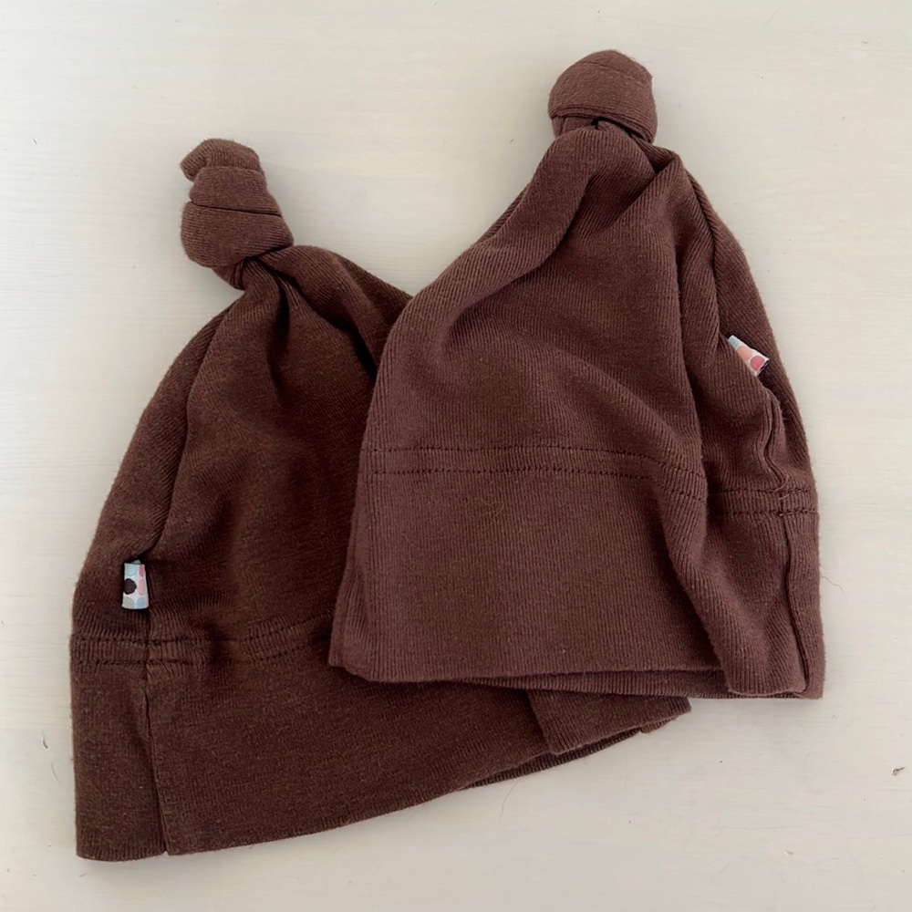 Two Baby Soy hats